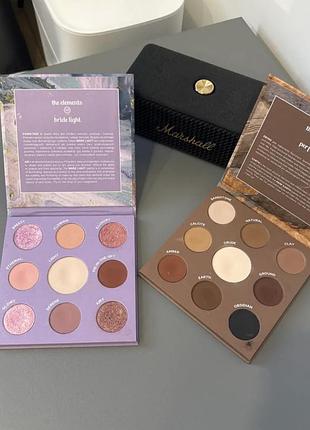 Палетки тіней clarissa the elements bride light + perfect earth б/у