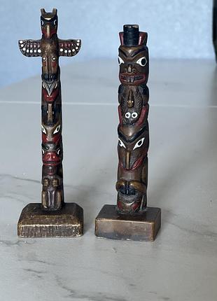 Мініатюрні тотемні стовпи boma з канади - громовий птах