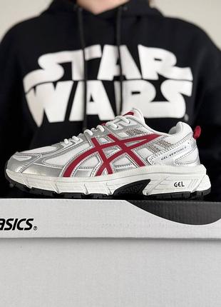 Asics gel-venture 6 white metallic red