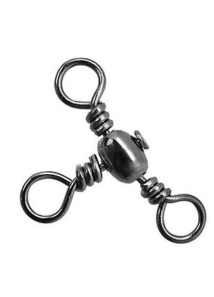 Вертлюг тройной black sams fish sf23991-6 №6 нагрузка 26кг 10шт/наб 20наб/уп