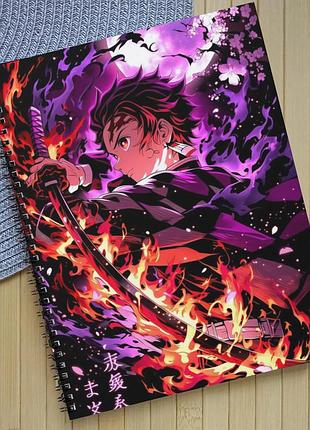 Зошит клинок який знищує демонівkimetsu no yaiba на пружині (30026)