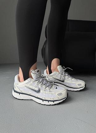 Жіночі кросівки nike p-6000 summit white/obsidian
