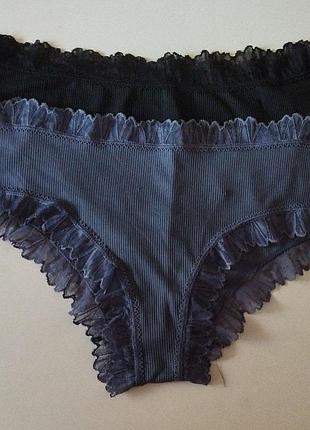 Женские трусики комплект 2шт. fancy underwear m