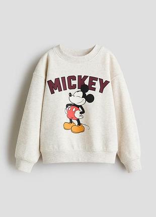 Світшот на флісі h&m mickey mouse для дівчинки та хлопчика