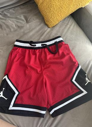 Шорти унісекс air jordan dri-fit sport red dx1487-687