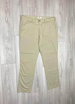Spoke chino trousers mens w38 l32 straight leg beige casual preppy брюки чиноси