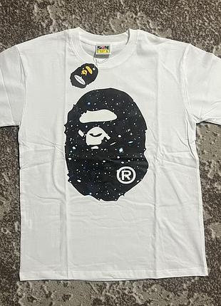 Футболка bape basic space (s,m)