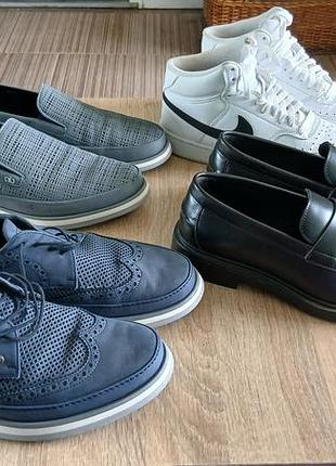 Брендове чоловіче взуття 40 розмір aldo brue zara nike кросівки лофери сліпони літні туфлі