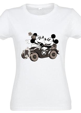 Футболка міккі мінні маус mickey and minnie mouse (f0101)
