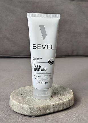 Гель для вмивання обличчя та бороди bevel face & beard wash 118 мл