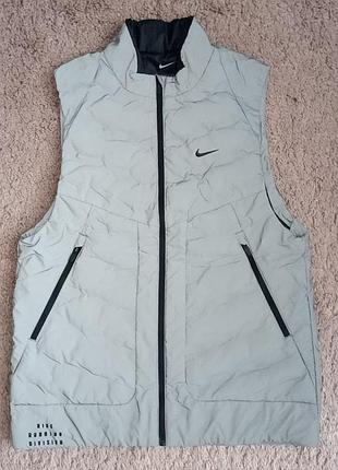 Світловідбивна бігова жилетка nike running division therma-fit adv reflective vest
