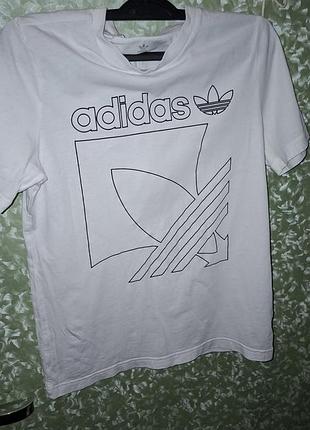 Футболка підліткова 11-12 років adidas білого кольору