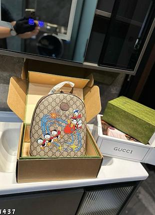 Gucci рюкзак чоловічий бежевий disney looney tunes