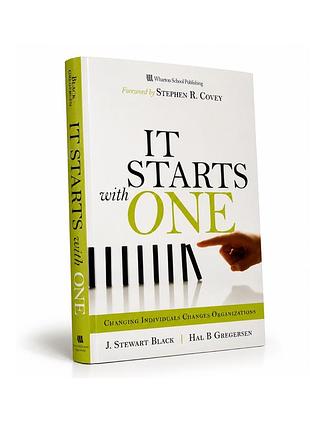 Книга it starts with one - hal b. gregersen, j. stewart black
