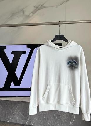 Louis vuitton x chrome hearts худі оверсайз чоловічий чорний
