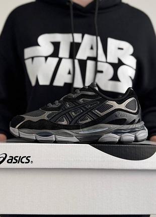 Asics gel-nyc black metallic grey