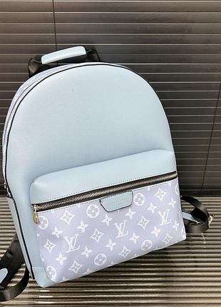 Louis vuitton discovery блакитний рюкзак чоловічий унісекс