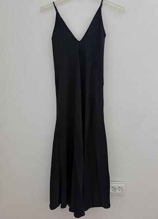 Шикарна чорна сукня сарафан зара zara