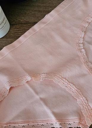 Персиковый трусики victorias secret