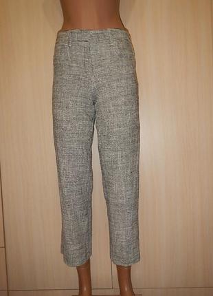Укороченные брюки с хлопком max mara p.xs(34)