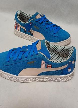 Дитячі кросівки puma suede x sesame street 50th anniversary 
розмір 30, устілка 18 см. артикул моделі: 368924-01,замша
​країна виробництва: індонезія