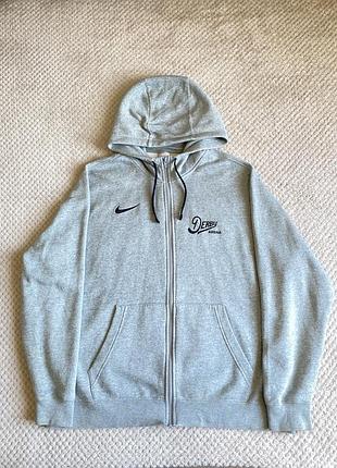 Кофта оверсайз чоловіча nike сіра розмір l,xl