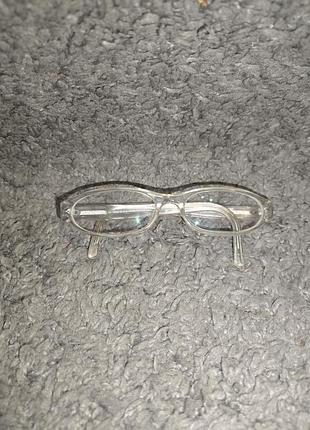 Винтажная прозрачная оправа gucci gg 2506