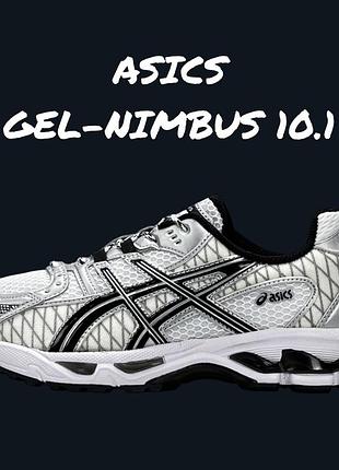 Asics gel-nimbus 10.1 white silver black