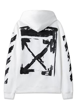 Off-white худи мужское оверсайз унисекс чёрное
