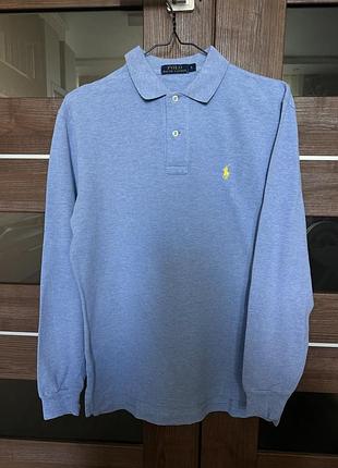 Поло на довгий рукав/світшот polo ralph lauren розмір s.