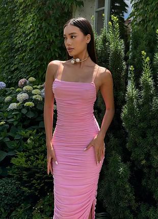 Рожева сукня барбі skin ivina boutique