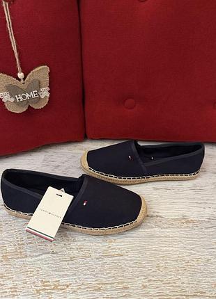 Оригинальный. фирменные мокасины/спадрильи tommy hilfiger 38р.