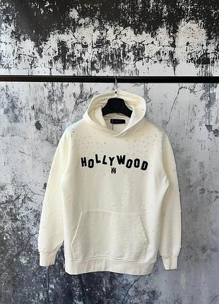 Худи оверсайз amiri hollywood оверсайз мужское женское