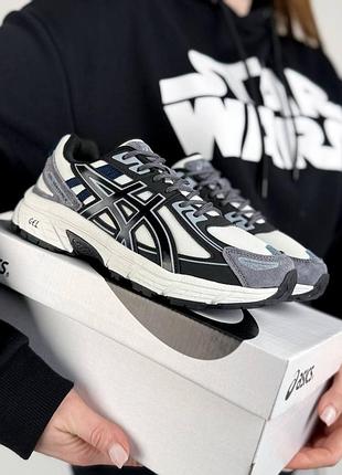 Жіночі кросівки asics gel-venture 6 white grey black