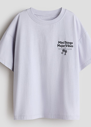 Футболка с принтом на спине для девочки h&m