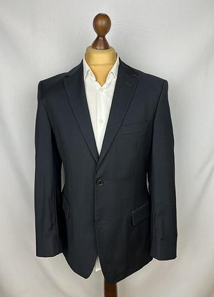 Hugo boss classic black wool blazer классический черный пиджак из шерсти хуго босс