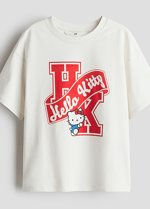 Футболка оверсайз для девочки h&m