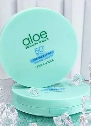 Кушон для обличчя holika holika aloe spf 50+ pa++++, 25 г