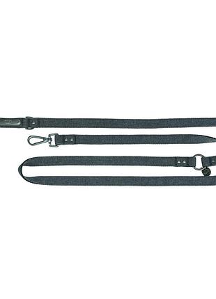 Повідок trixie citystyle v-lead для собак бавовна s–m 2 м 13 мм чорний