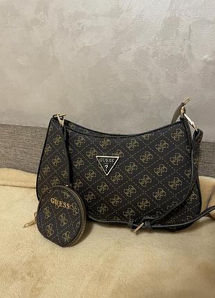 Сумка guess коричнева