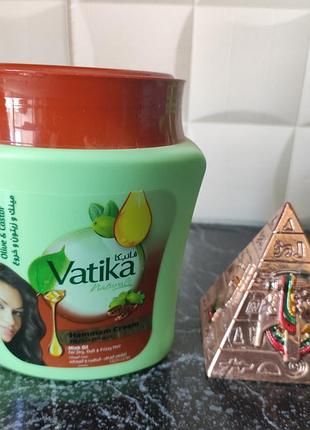 Крем-маска для сухого та тьмяного волосся vatika naturals hammam cream, єгипет