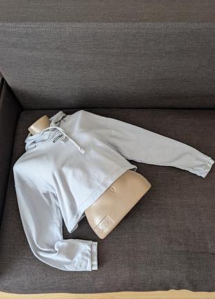 Укороченное худи, толстовка, реглан от adidas