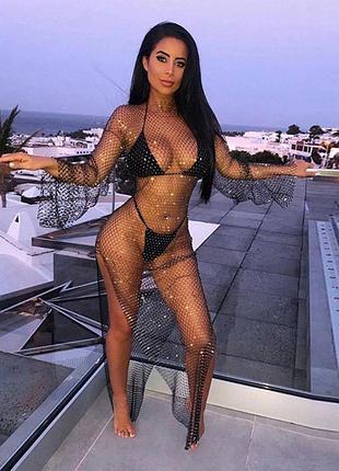 Платье сетка длинное 😍 8