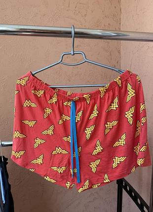 Шорти для сну wonder woman | 100% бавовна |