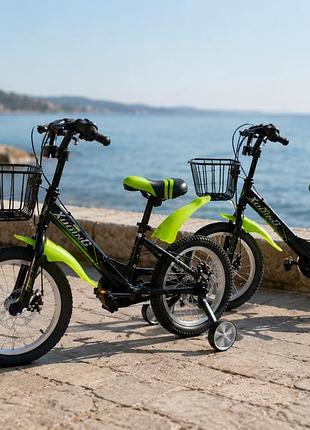 Велосипед xdding r20 / детский велосипед с корзинкой
