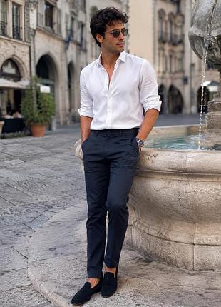 Чоловічі брюки zilli luxury slim fit, італія, розмір 50