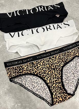 Набір бавовняних трусиків victoria’s secret труси вікторія сікрет