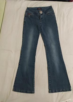 Джинсы клеш женские veirjen miss jeans стильные