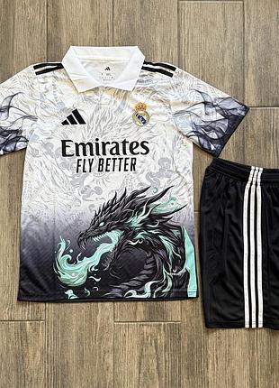 Футбольна форма реал мадрид з дарконом адідас футболка real madrid adidas роналдо мбаппе вінісіус