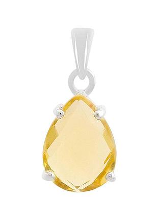 Срібна підвіска proba з цитрином nano 3.386ct (2171850)